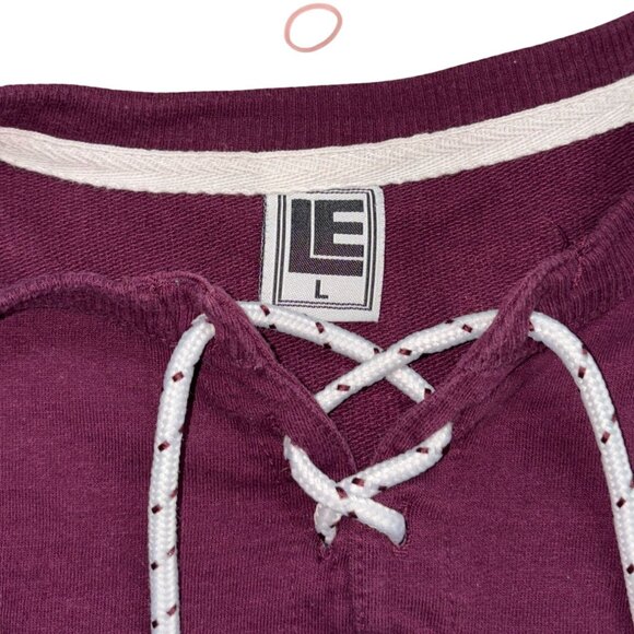 Liquid Energy Apparel Womens 'Las Vegas' Sweatshirt-Red/Gray-Size L-GUC - Picture 3 of 5